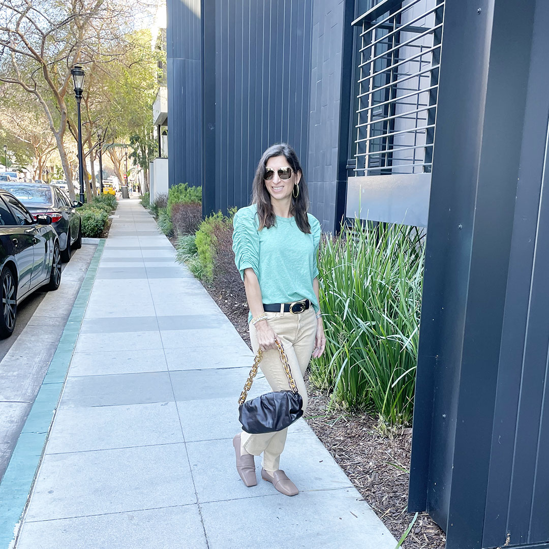 colored denim trend spring 2022