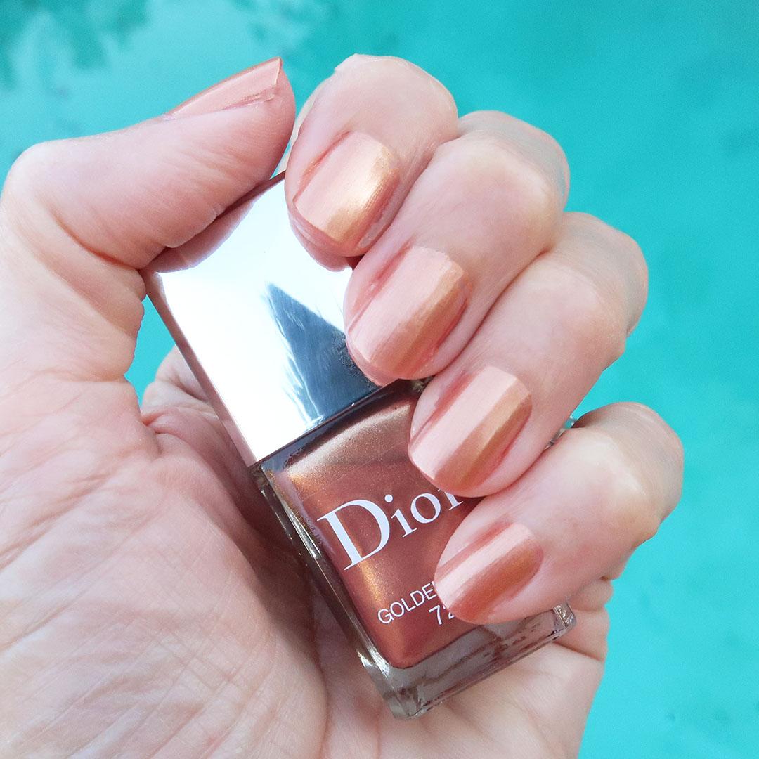 dior golden hour nail polish summer 2022