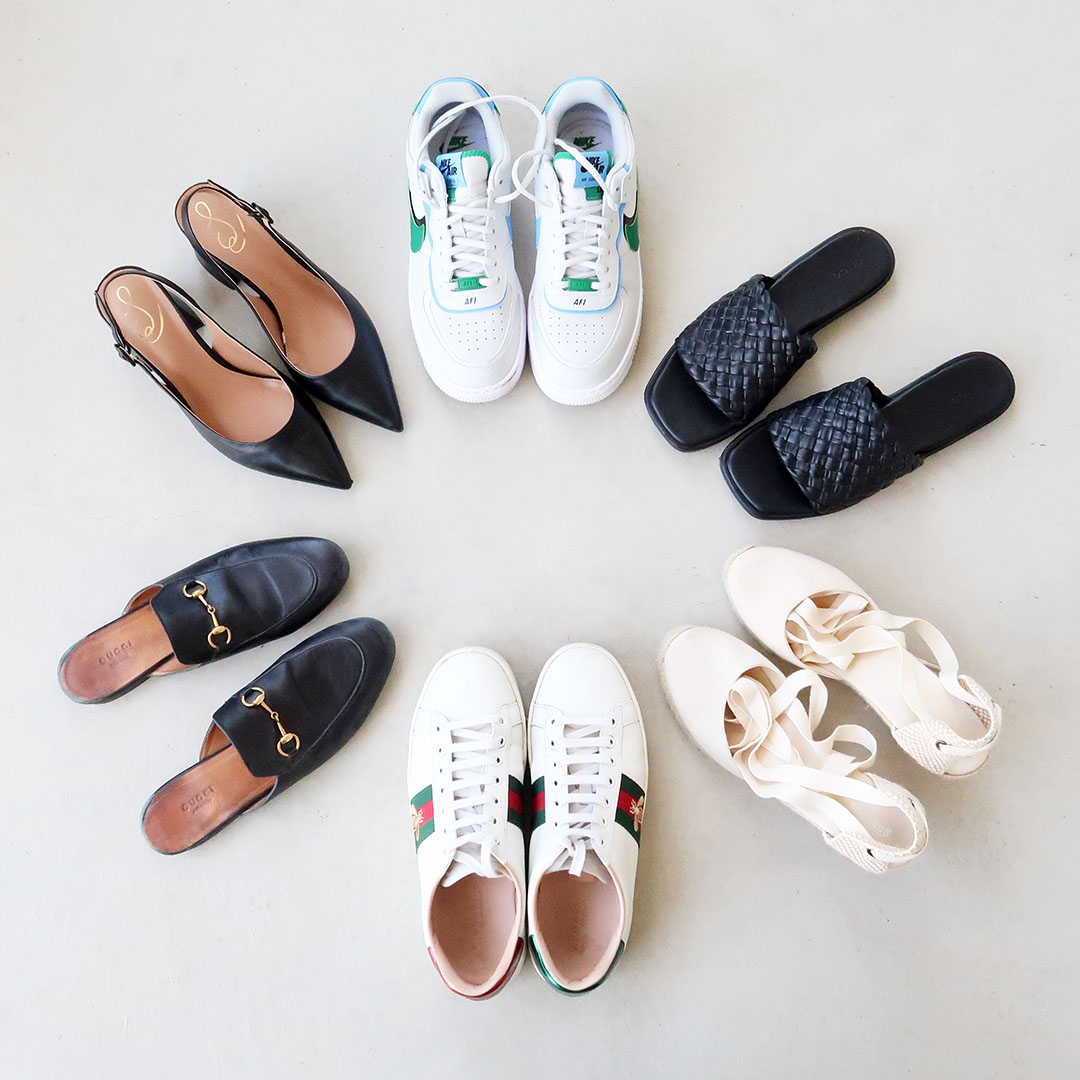 shoe capsule wardrobe summer 2022