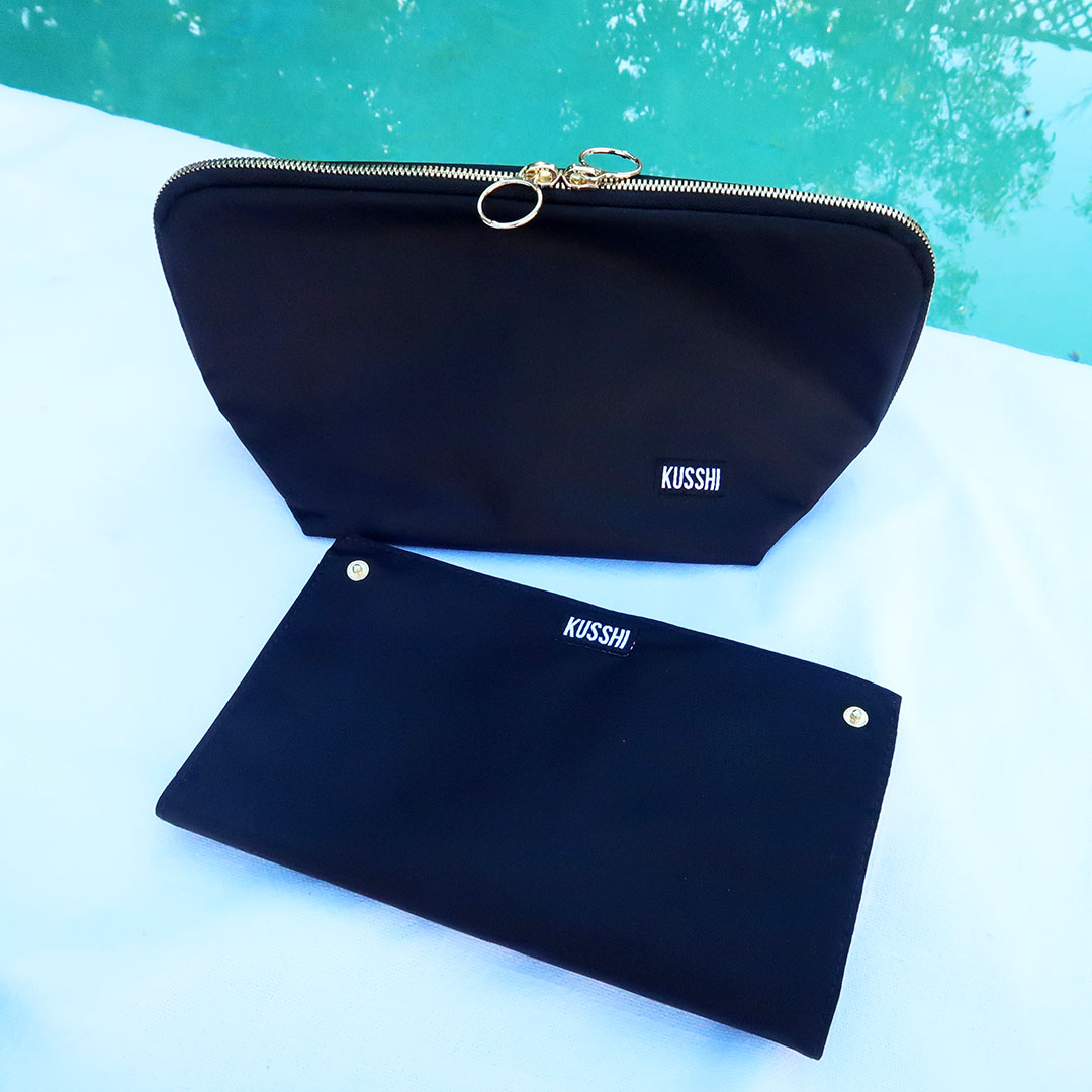 kusshi makeup bag plus organizer review