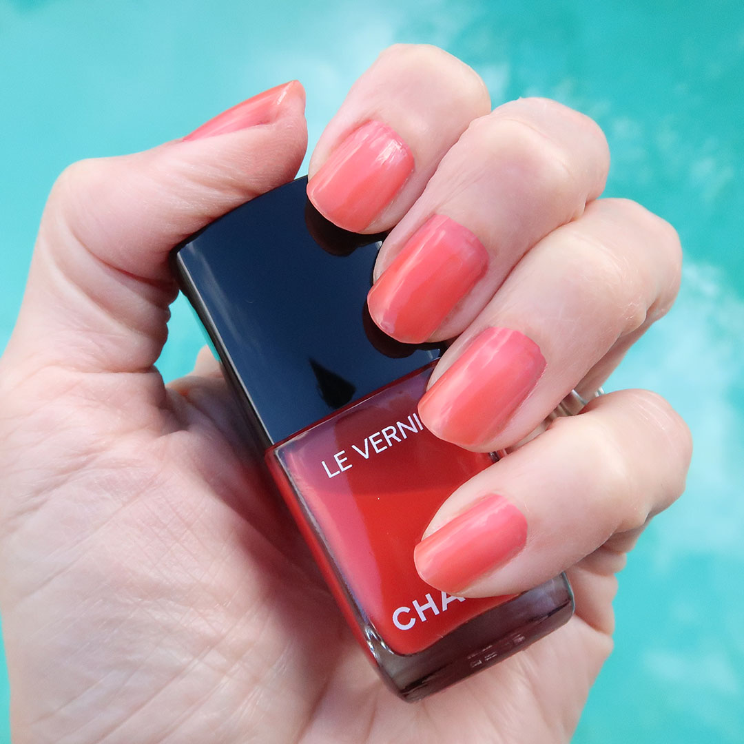 chanel watermelon spring 2023 nail polish