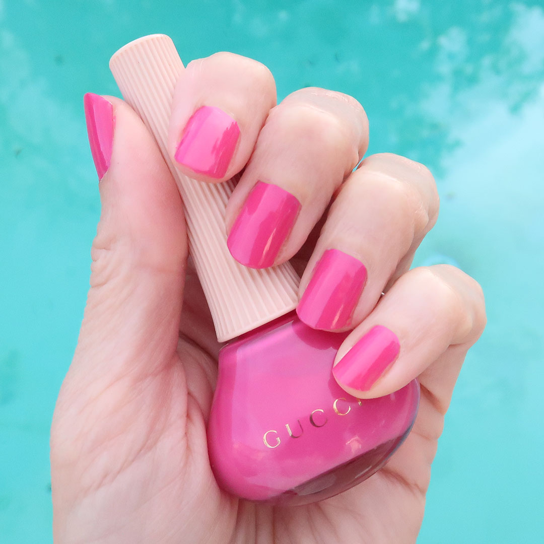 gucci vantine fuchsia nail polish spring 2023
