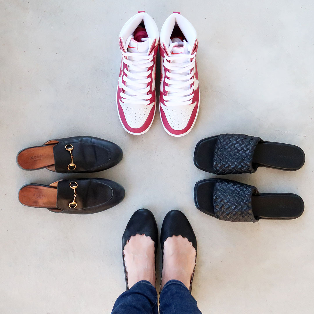 spring 2023 shoe capsule wardrobe