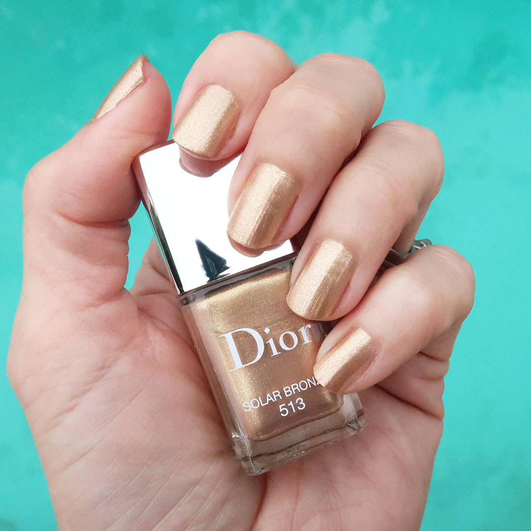 dior solar bronze nail polish summer 2023