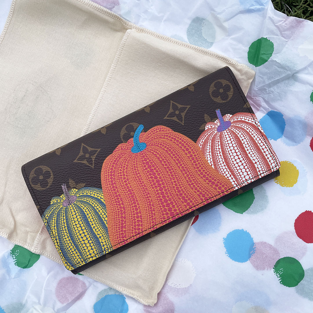 louis vuitton sarah wallet yayoi kusama