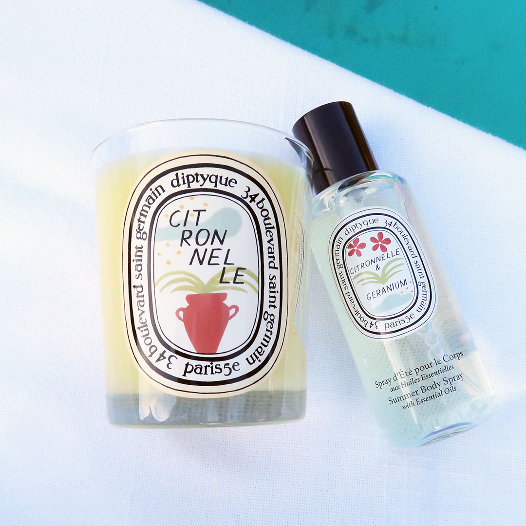 diptyque citronelle candle and body spray review
