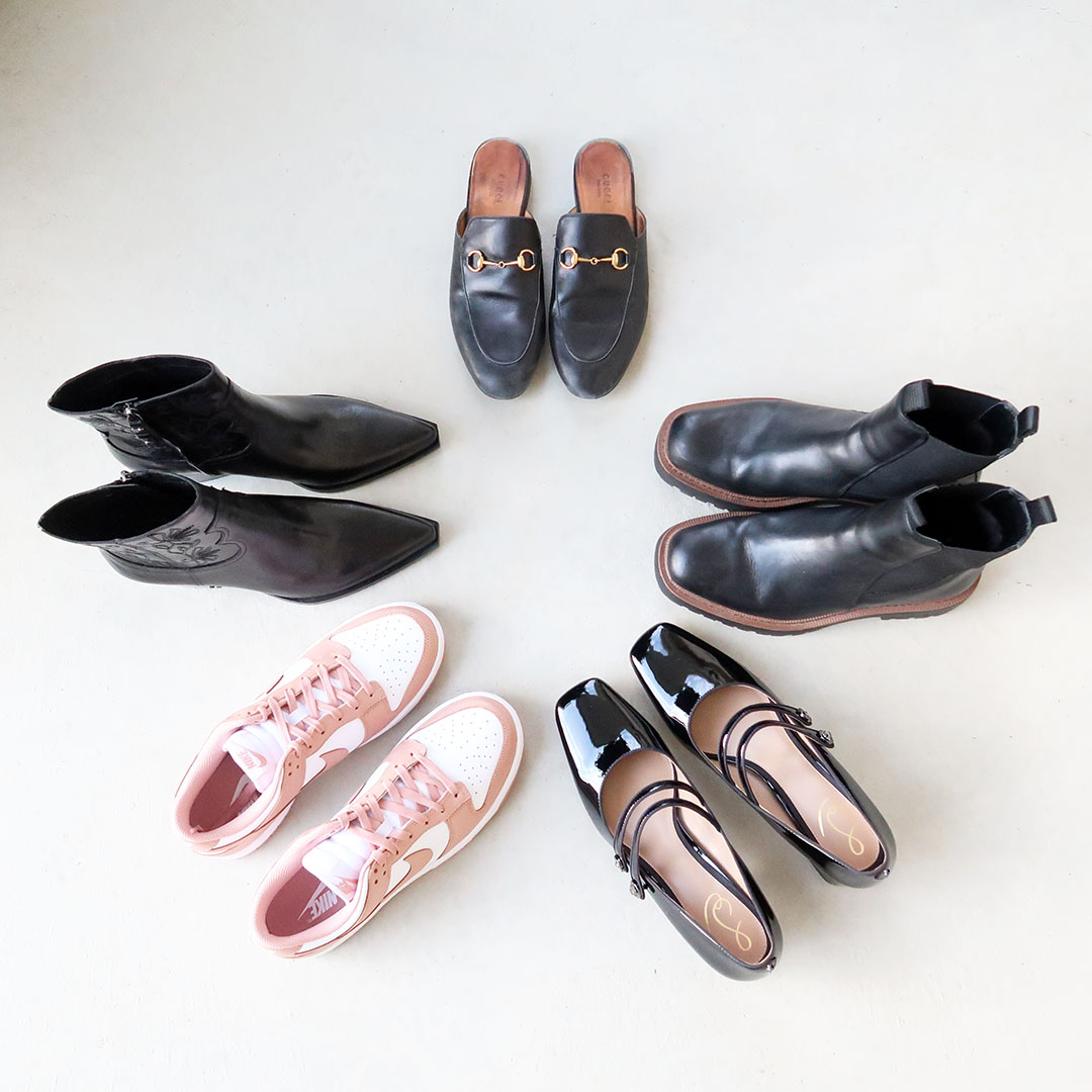 shoe capsule wardrobe fall 2023
