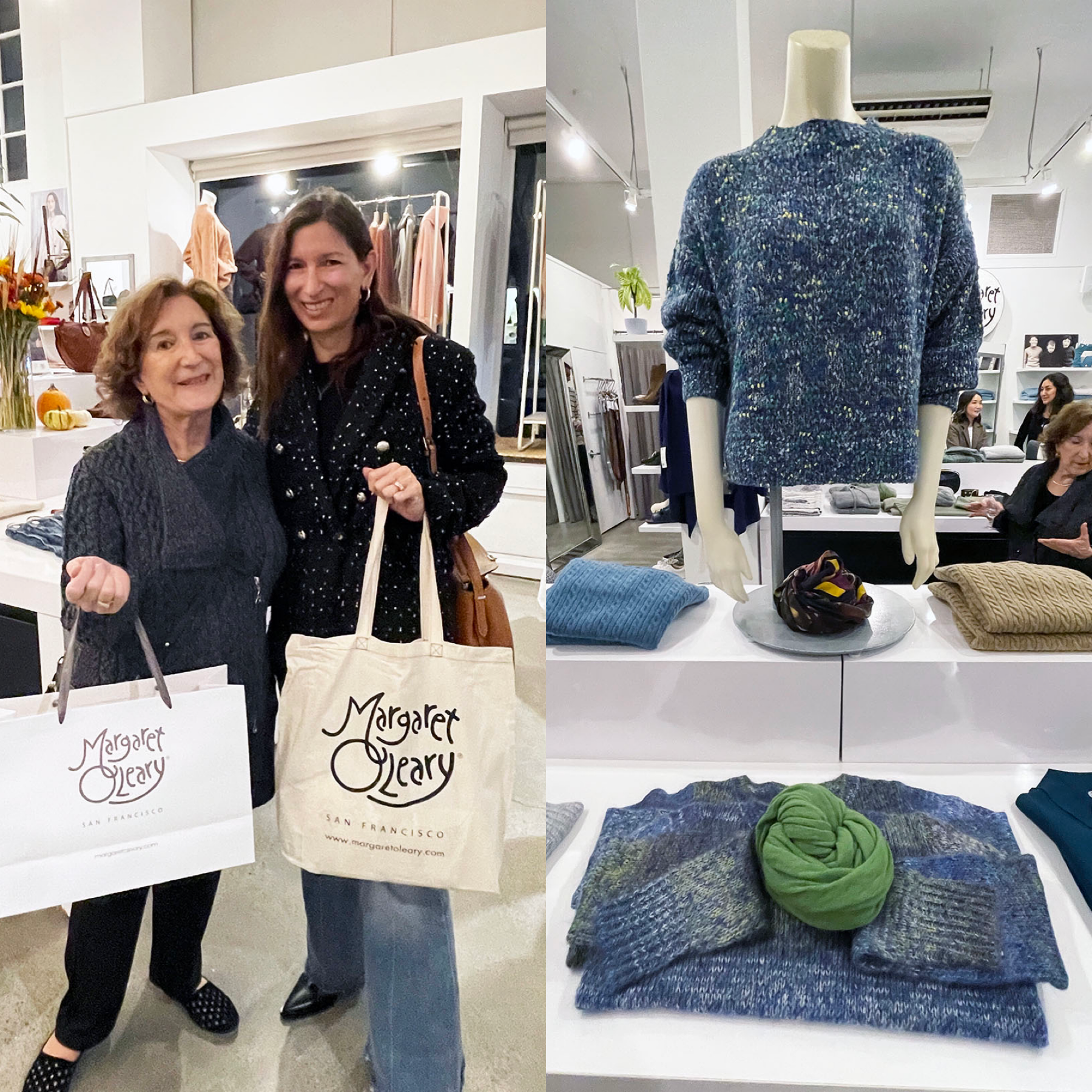 quiet luxury sweaters margaret oleary san francisco