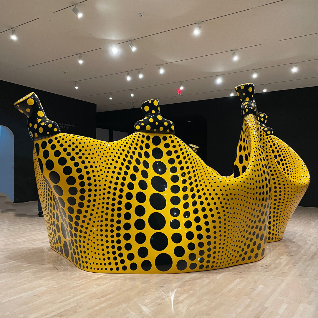 yayoi kusama pumpkin sfmoma