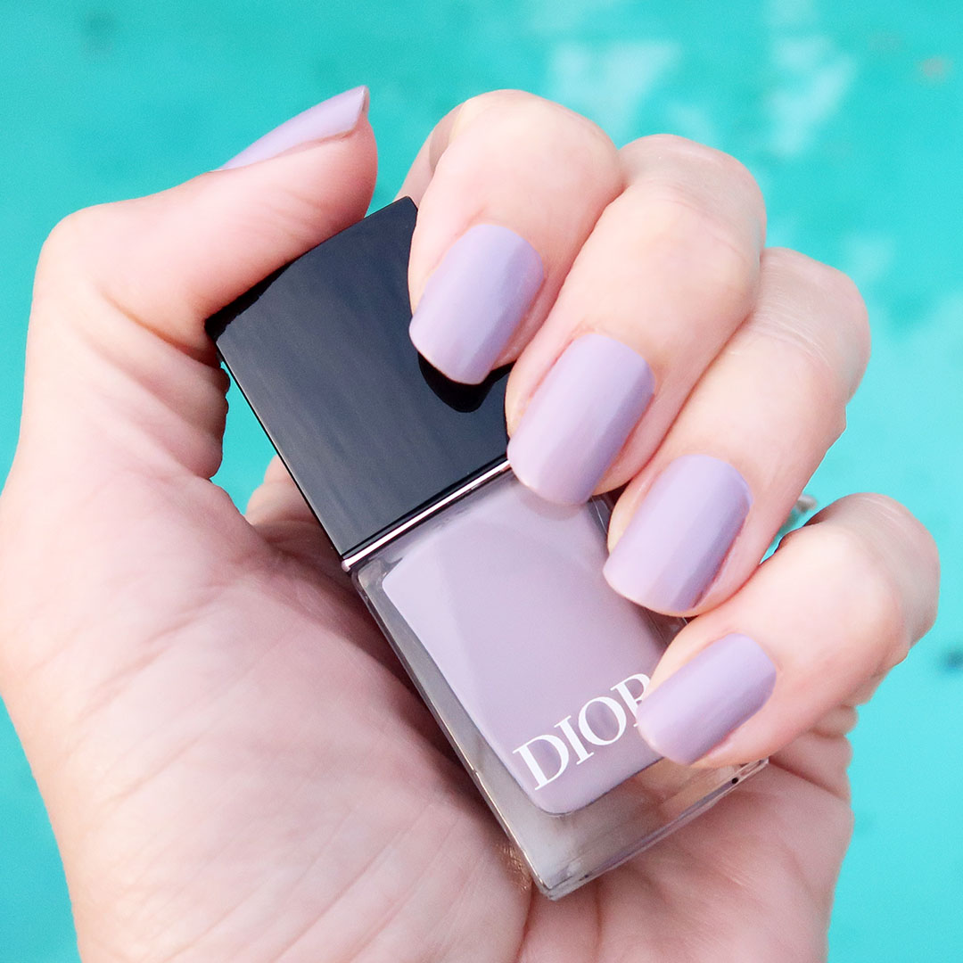 dior lilac organza nail polish spring 2024