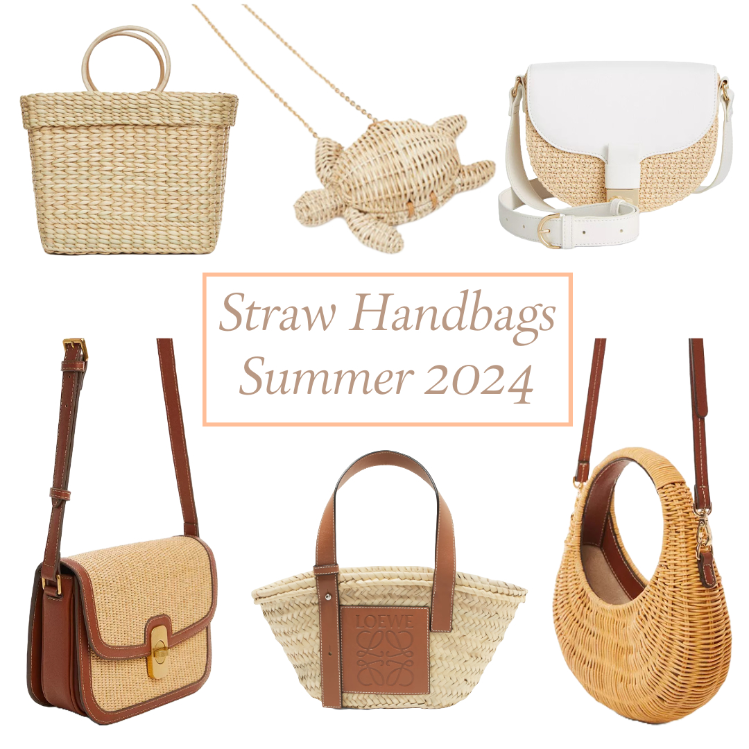 straw handbags summer 2024 trends