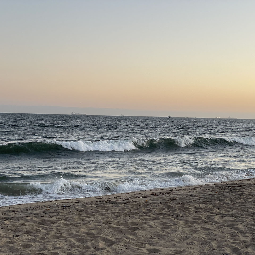 seal beach california waves