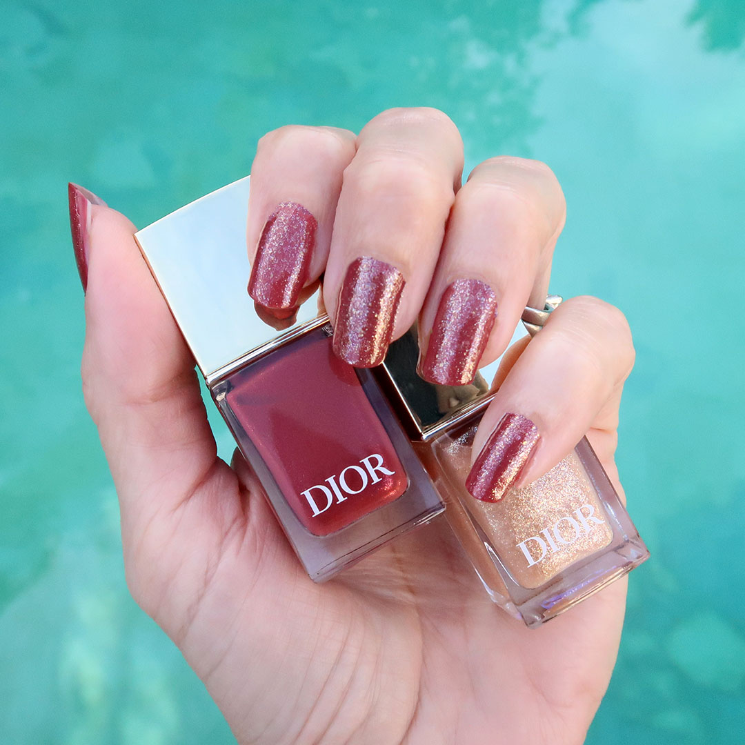 dior lumiere top coat dior nail polish holidays 2024