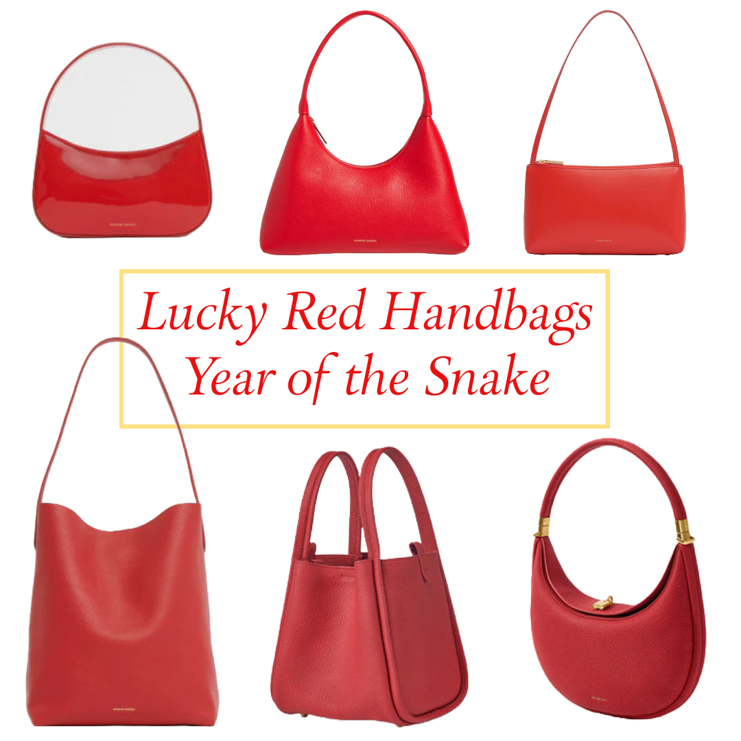 lucky red handbags lunar new year 2025 year of the snake gift ideas