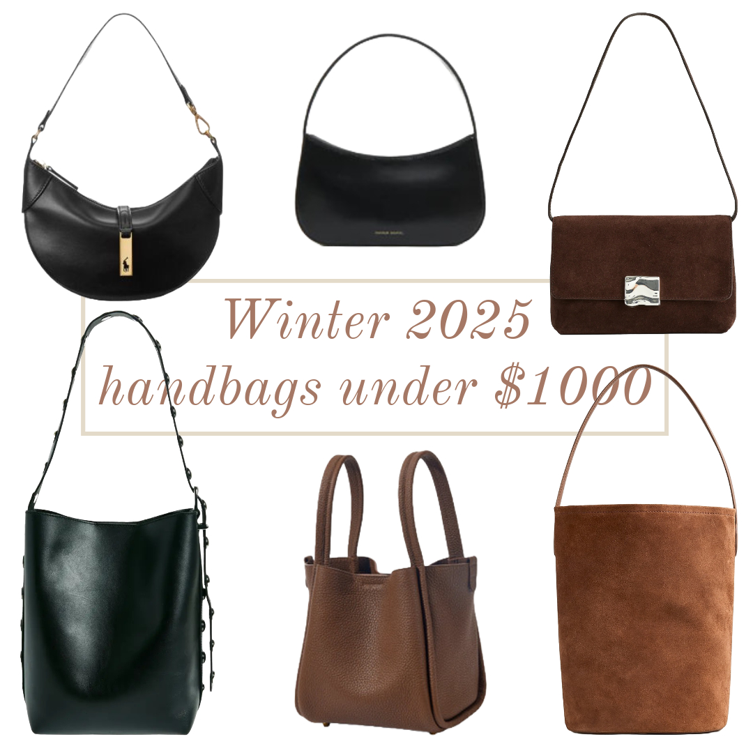 winter handbags under $1000 for winter 2025 under $500
