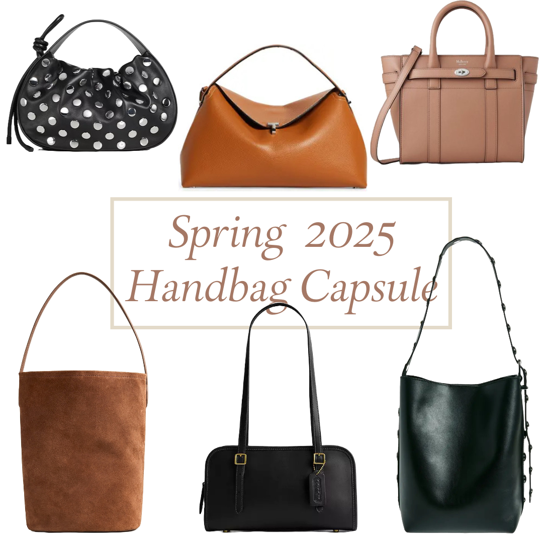 handbag capsule wardrobe spring 2025 trends