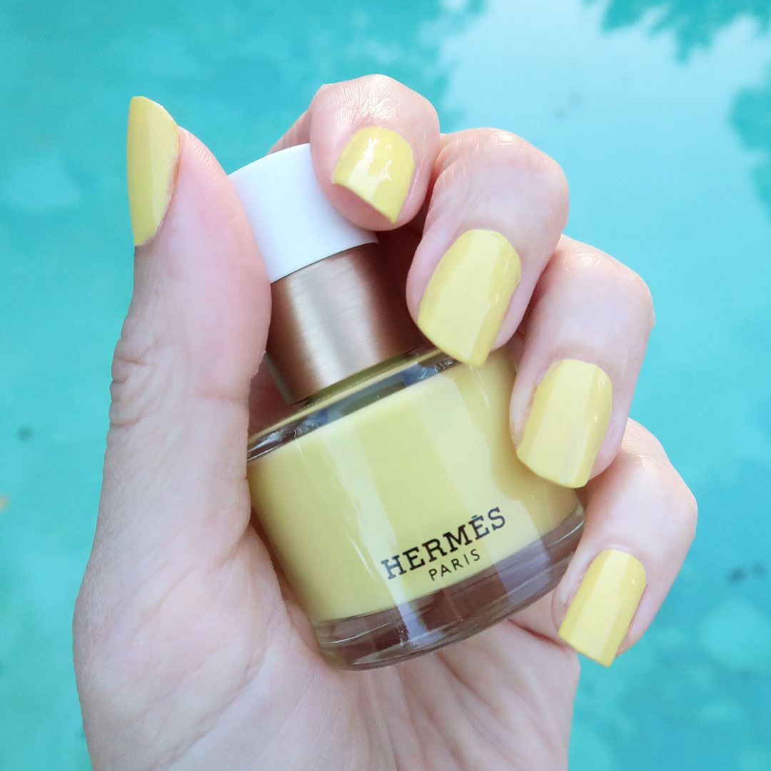 Hermes Jaune Pollen nail polish