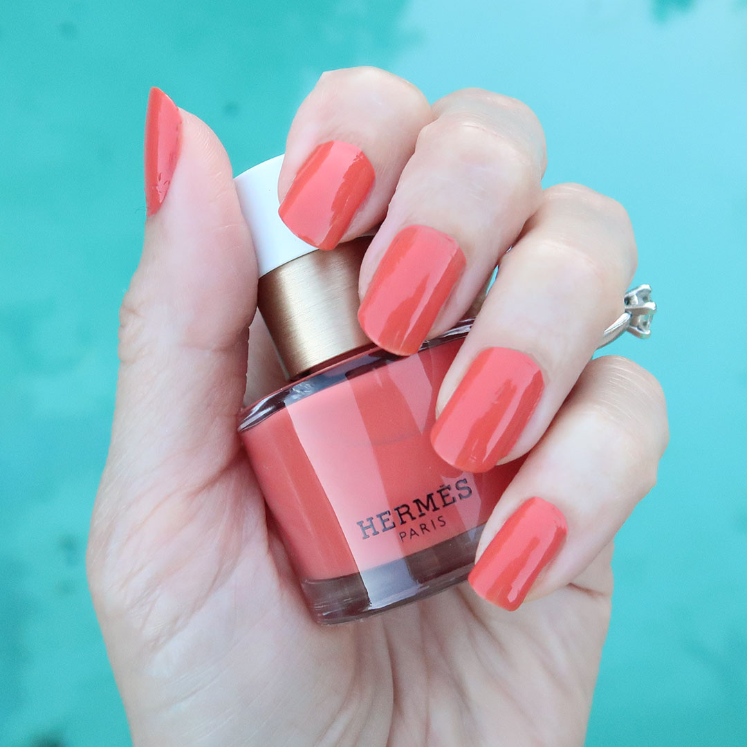 Hermes Orange Tulipe nail polish