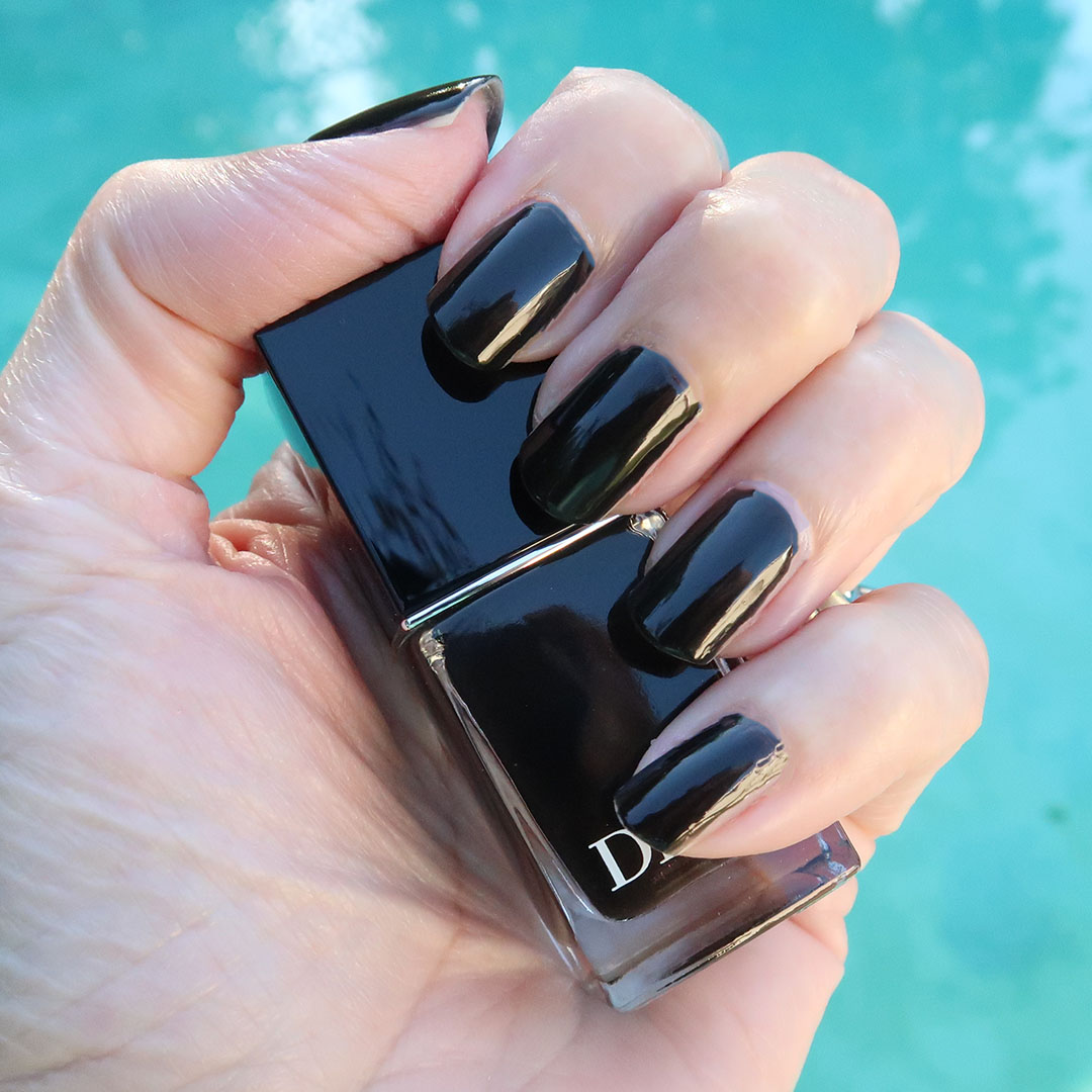 dior bold black nail polish fall 2025
