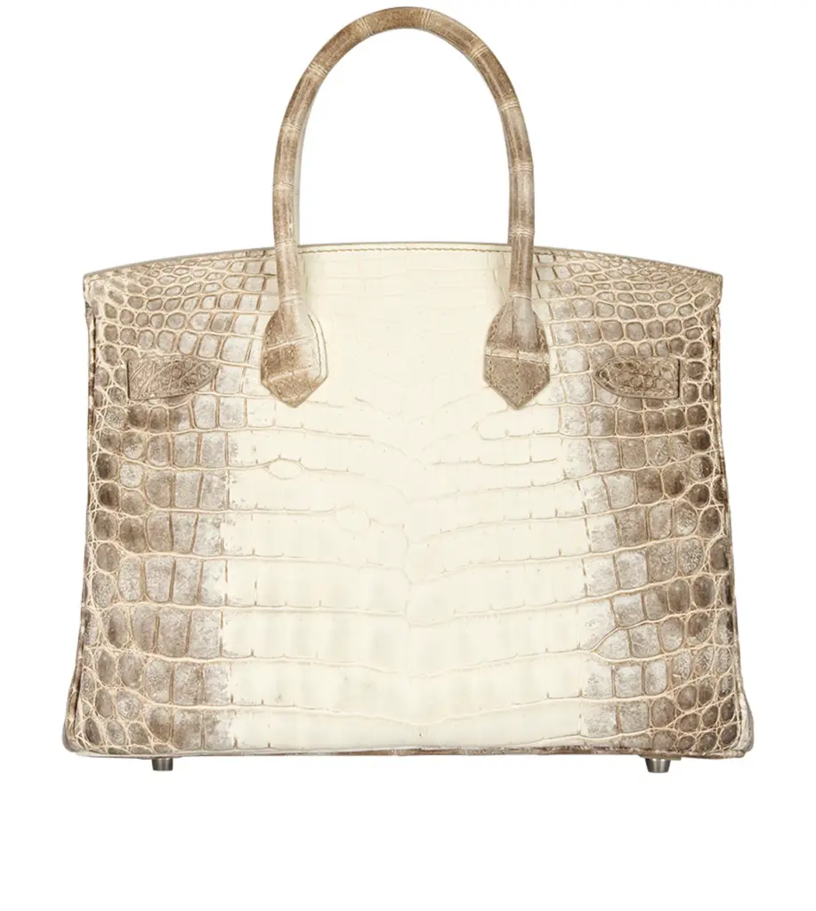 Classic Hermès Birkin bag in Togo leather with gold hardware, front view, luxurious and elegant