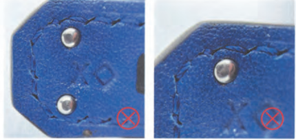 Hermes Birkin bag replica-Fake rivets: crooked, loose