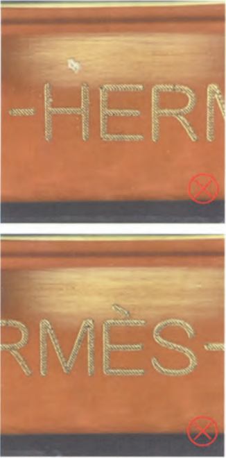 Hermès Constance replica-Shallow and blurry engraving on counterfeit Hermès Constance hardware