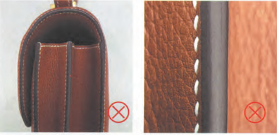 Hermès Constance replica-Poorly applied, uneven edge paint on fake Hermès Constance bag