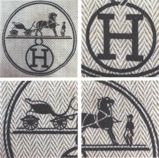  Replica Sunglasses Hermès dust bags for Kelly bag, featuring correct logo embroidery and high-quality fabric.