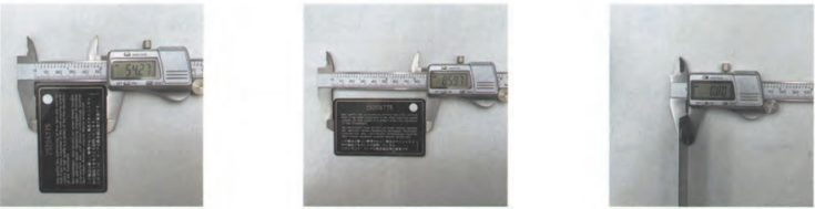 Dimensions of Chanel Authenticity Card