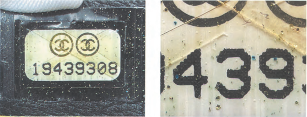 Real Chanel Laser Tags