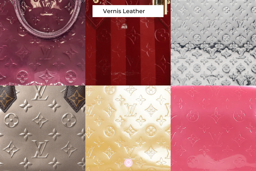Louis Vuitton Vernis patent leather with glossy monogram finish