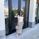 spring outfit ideas maxi skirts