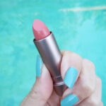 100% Pure Fruit Pigmented Cocoa Butter Matte Lipstick review 100 pure lipstick pink canyon rose canyon