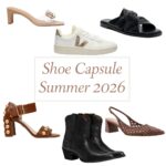 Shoe capsule wardrobe summer 2026