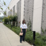 barrel jeans petite and oversize tee