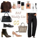 BAF Weekly List whats hot fall 2026 womens clothing